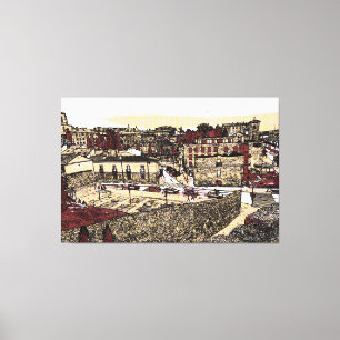 The Old Town of Salamanca Spain Canvas Print