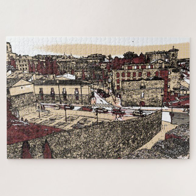 The Old Town of Salamanca Spain  Jigsaw Puzzle (Horizontal)