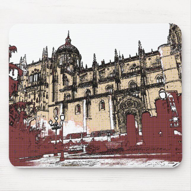 The Old Town of Salamanca University  Mouse Mat (Front)