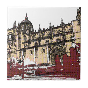 The Old Town of Salamanca University Tile