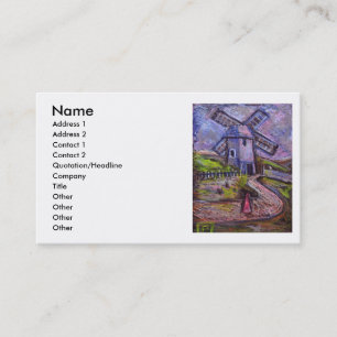 THE OLD WINDMILL, Name, Address 1, Address 2, C... Business Card