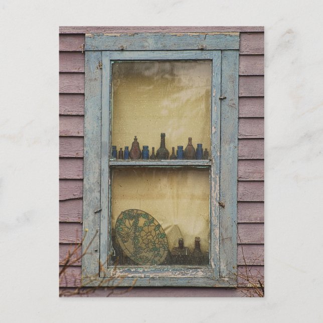 The Old Womans Window Postcard (Front)