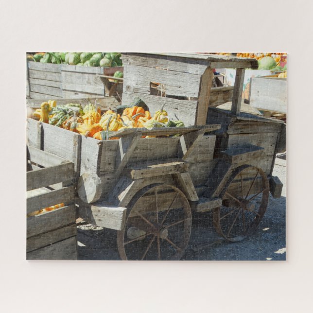 The Old World Street Market Jigsaw Puzzle (Horizontal)