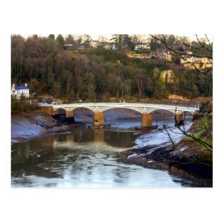 The Old Wye Bridge, Chepstow Postcard