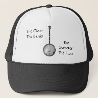 The Older The Banjo Design Hat