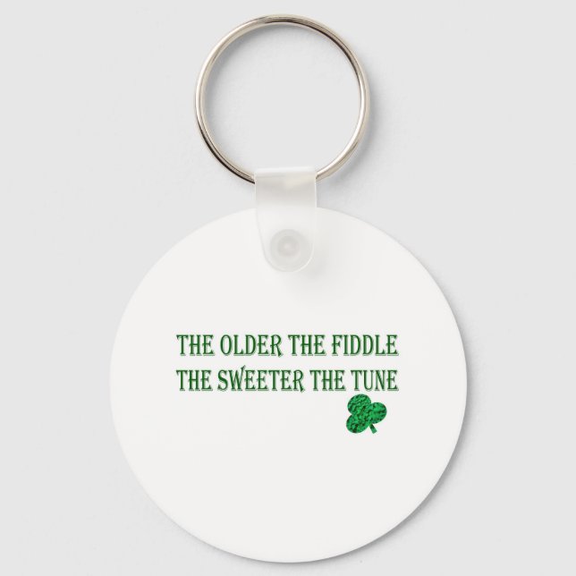 THE OLDER THE FIDDLE KEY RING (Front)