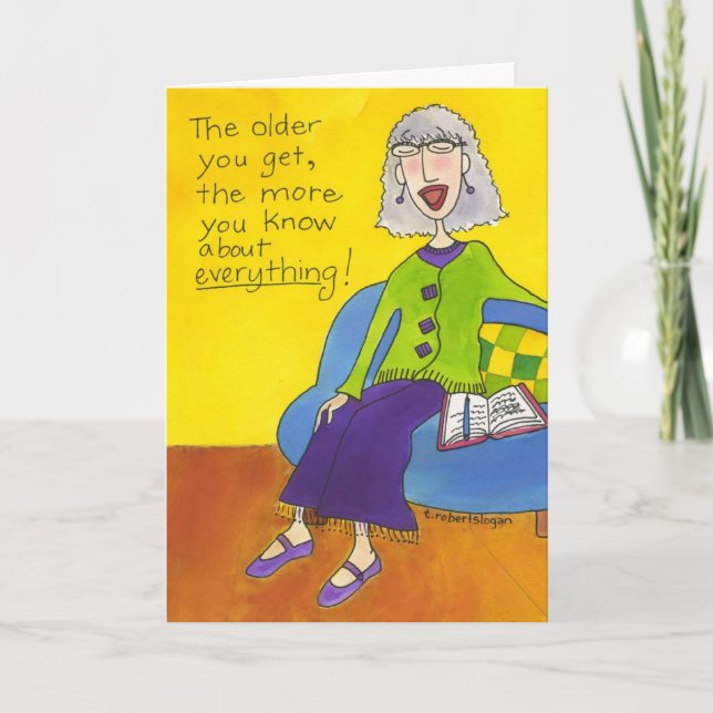 The Older You Get Card (Front)