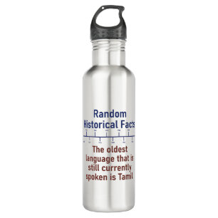 The Oldest Language - History Fact 710 Ml Water Bottle