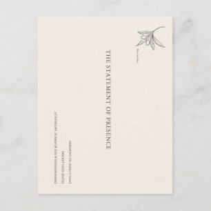 The Olive Branch- Sacrament Witness Card