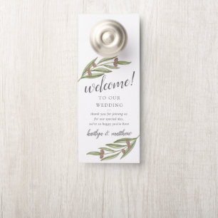 The Olive Branch Wedding Collection Door Hanger