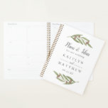 The Olive Branch Wedding Collection Planner<br><div class="desc">Get ready for your big day in style with this elegant and very trendy wedding planner. The design is easy to personalise with your own names and wedding date and you can keep all your design ideas, important wedding information and much more safely together in this personalised planner. Matching wedding...</div>