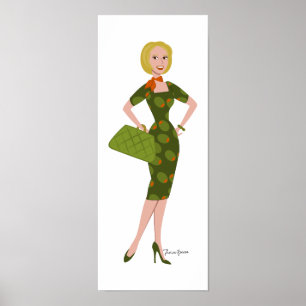 The Olive Dress Poster