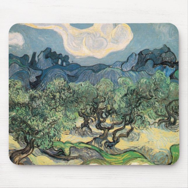 The Olive Trees Mouse Mat (Front)