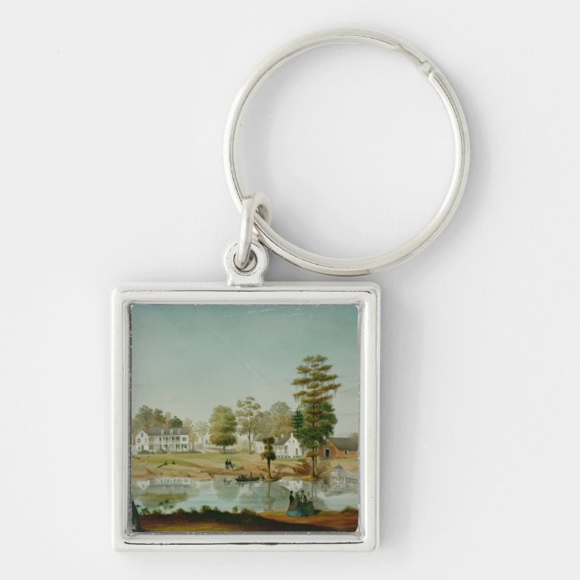 The Olivier Plantation, 1861 Key Ring (Front)