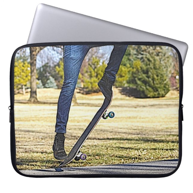The Ollie Painterly Laptop Sleeve (Front)