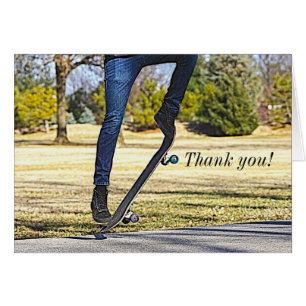 The Ollie Painterly Thank You Card