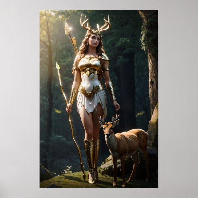 The Olympians: Artemis, Godess of the Hunt Poster (Front)