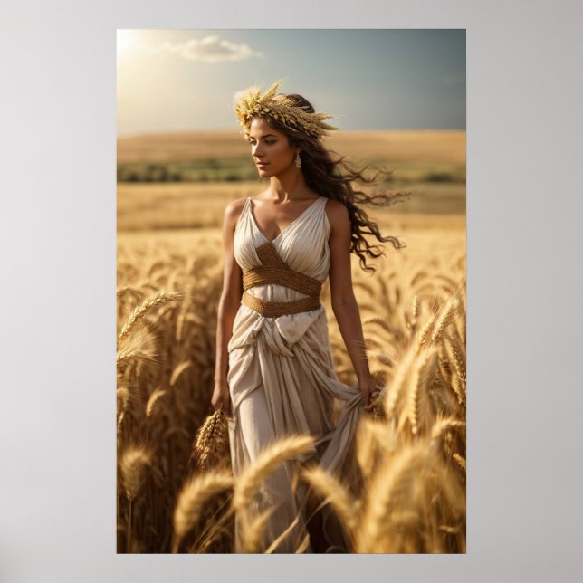 The Olympians: Demeter, Goddess of the Harvest Poster (Front)