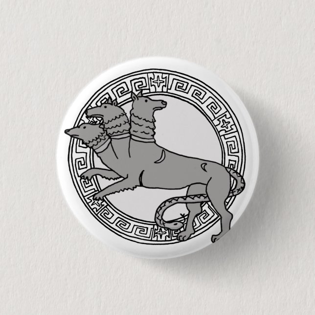 The Olympians! Hades / Pluto symbol badge (Front)