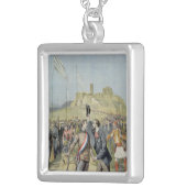 The Olympic Games in Athens Silver Plated Necklace (Front Right)