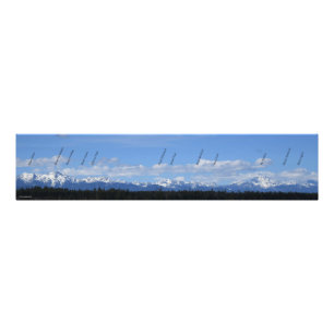 The Olympic Mountain Range Photo Print