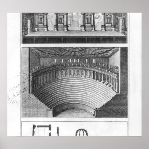 The Olympic Theatre at Vicenza Poster