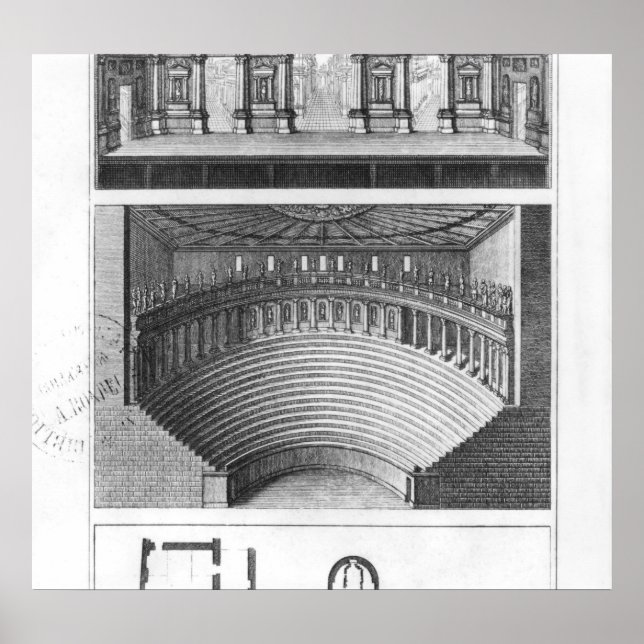 The Olympic Theatre at Vicenza Poster (Front)