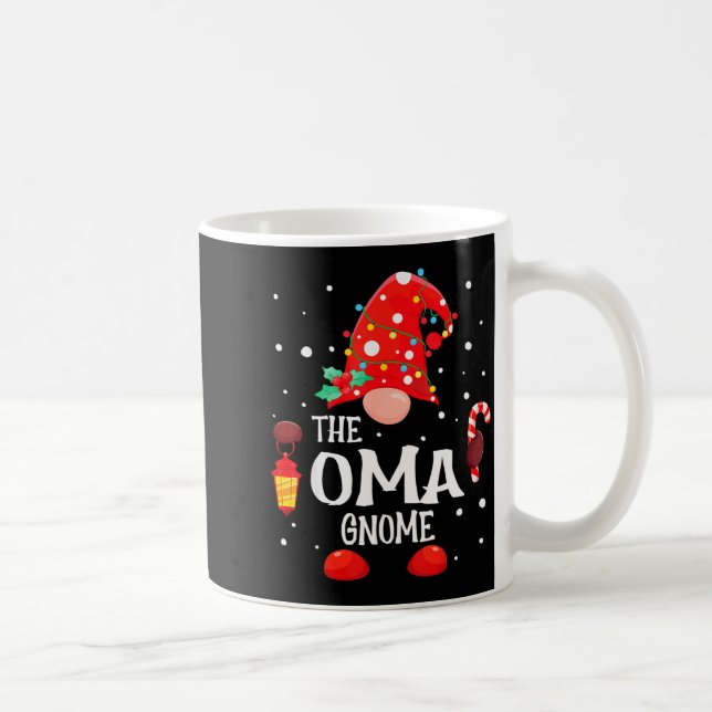 The Oma Gnome Matching Family Christmas Gnome Paja Coffee Mug (Right)