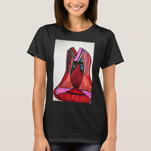 The one and only fashion chiffon vase T-shirt (Front)