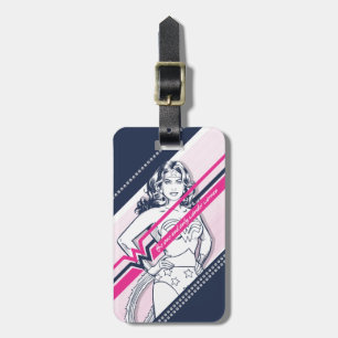 The One And Only Wonder Woman' Retro Graphic Luggage Tag