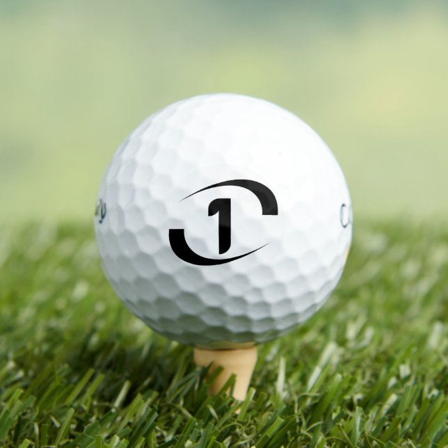 The One Black Logo Special Golf Balls (Insitu Tee)