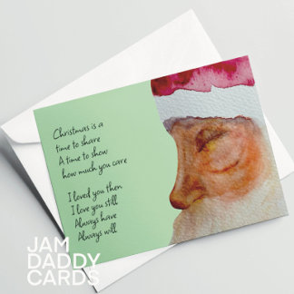 The One I Love At Christmas Holiday Card