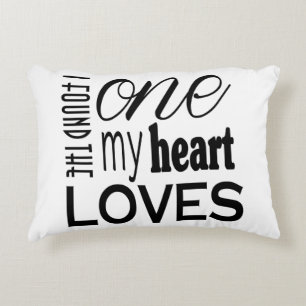 The One My Heart Loves Pillow