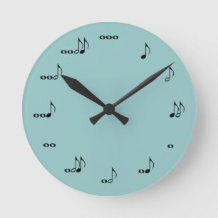 The One Of A Kind Music Note Clock