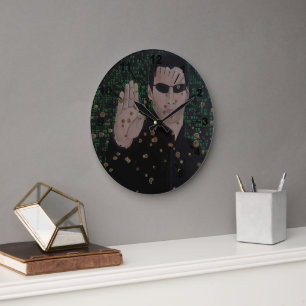 The One Painting by Alfred Fox Large Clock