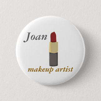 The One, Red Lipstick , Salon Maquillagem 6 Cm Round Badge