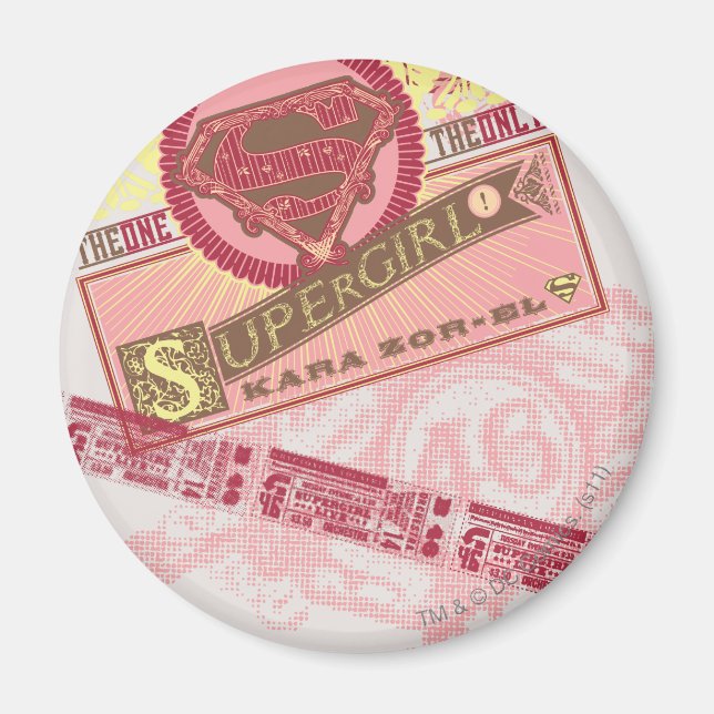 The One The Only Supergirl Magnet (Front)