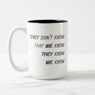 The One Where Everybody Knows Two-Tone Coffee Mug