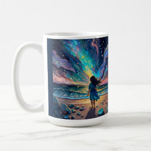 the one who seeks to pluck the stars.  coffee mug