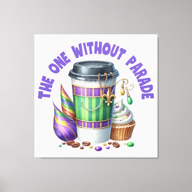 The one without parade canvas print (Front)