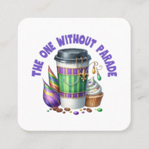 The one without parade square business card