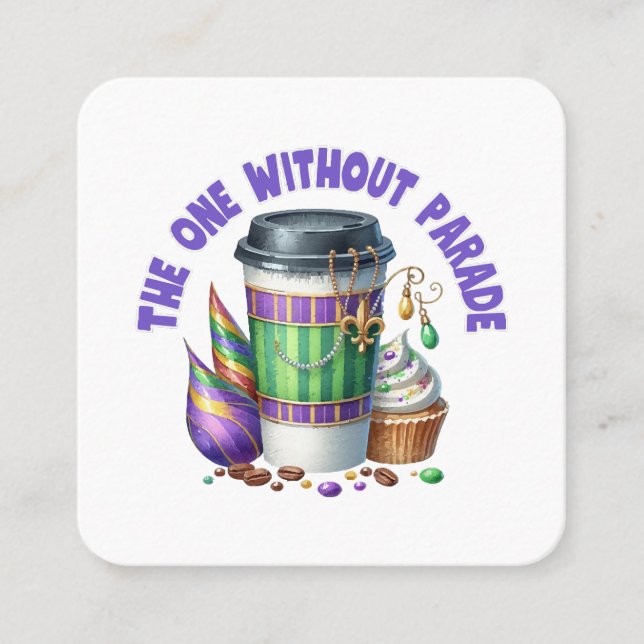 The one without parade square business card (Front)