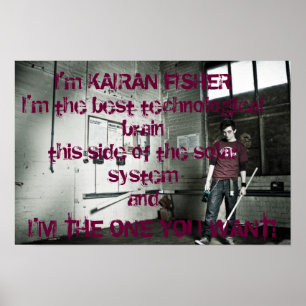 The One You Want Kai COS Poster (RARE)