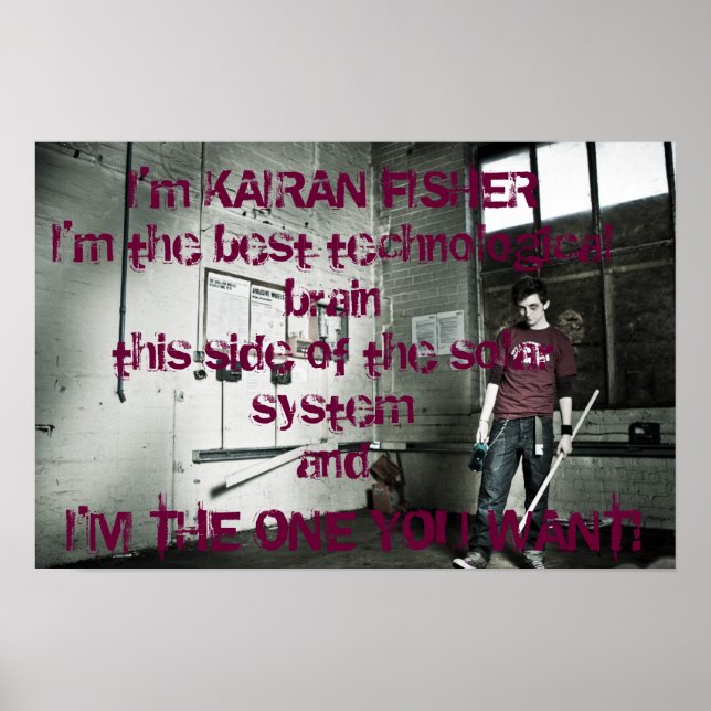 The One You Want Kai COS Poster (RARE) (Front)