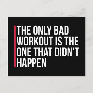 Funny Gym Quotes Cards | Zazzle