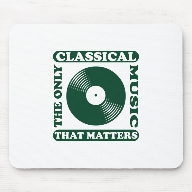 The Only Classical Music Mouse Mat (Front)