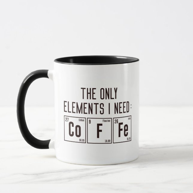 The Only Elements I Need Mug (Left)