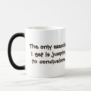 The only exercise snarky coffee mugs