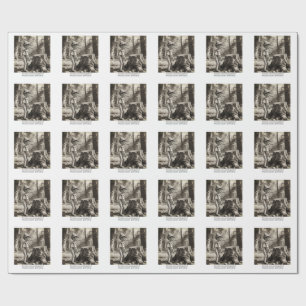 The only known photo of Pinocchio and his mother Wrapping Paper