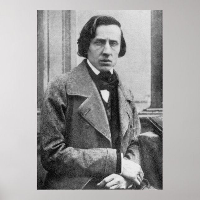 The Only Known Photograph of Frederic Chopin Poster (Front)